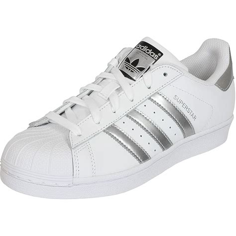 adidas superstar gs weiß metall silber|adidas superstar shoes white.